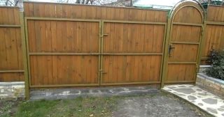 Купить распашные ворота деревянные Реутов, цена от 2774 руб.